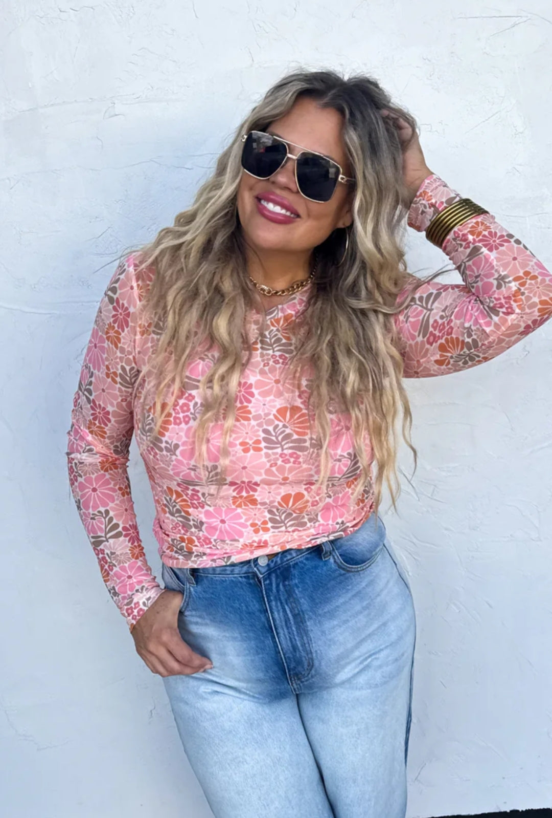 Retro Mesh Top