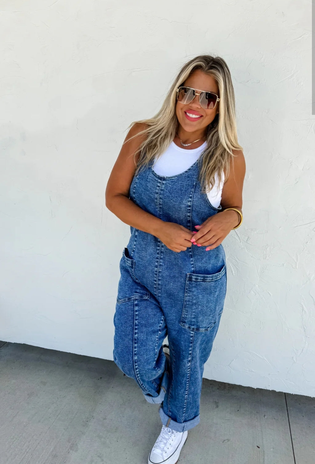 Denim Romper Overalls