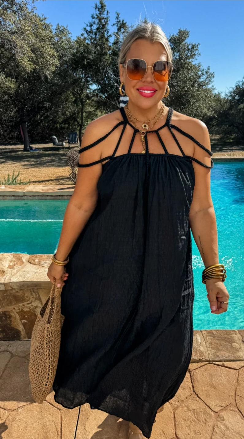 CIAO BELLA STRAPPY DRESS