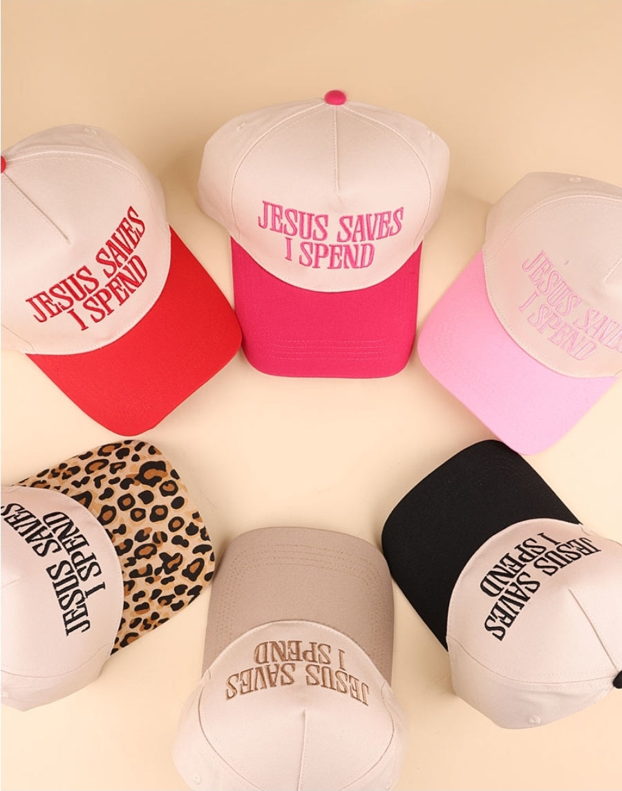Jesus Saves I Spend Cap(WHOLESALE)