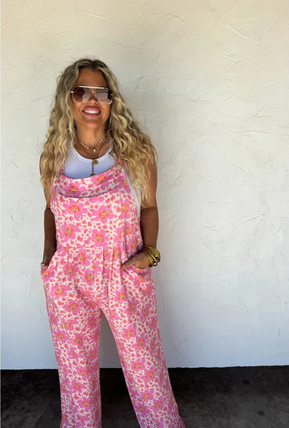 Blakeley Floral Boho Overalls(PREORDER)