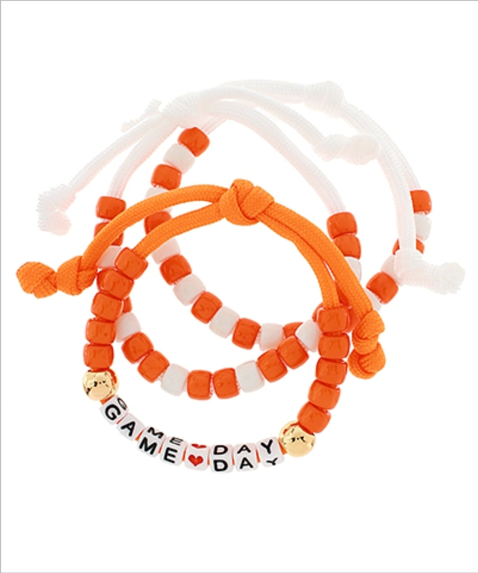 GAMEDAY 3 Row Cord Bracelet Set(PREORDER)