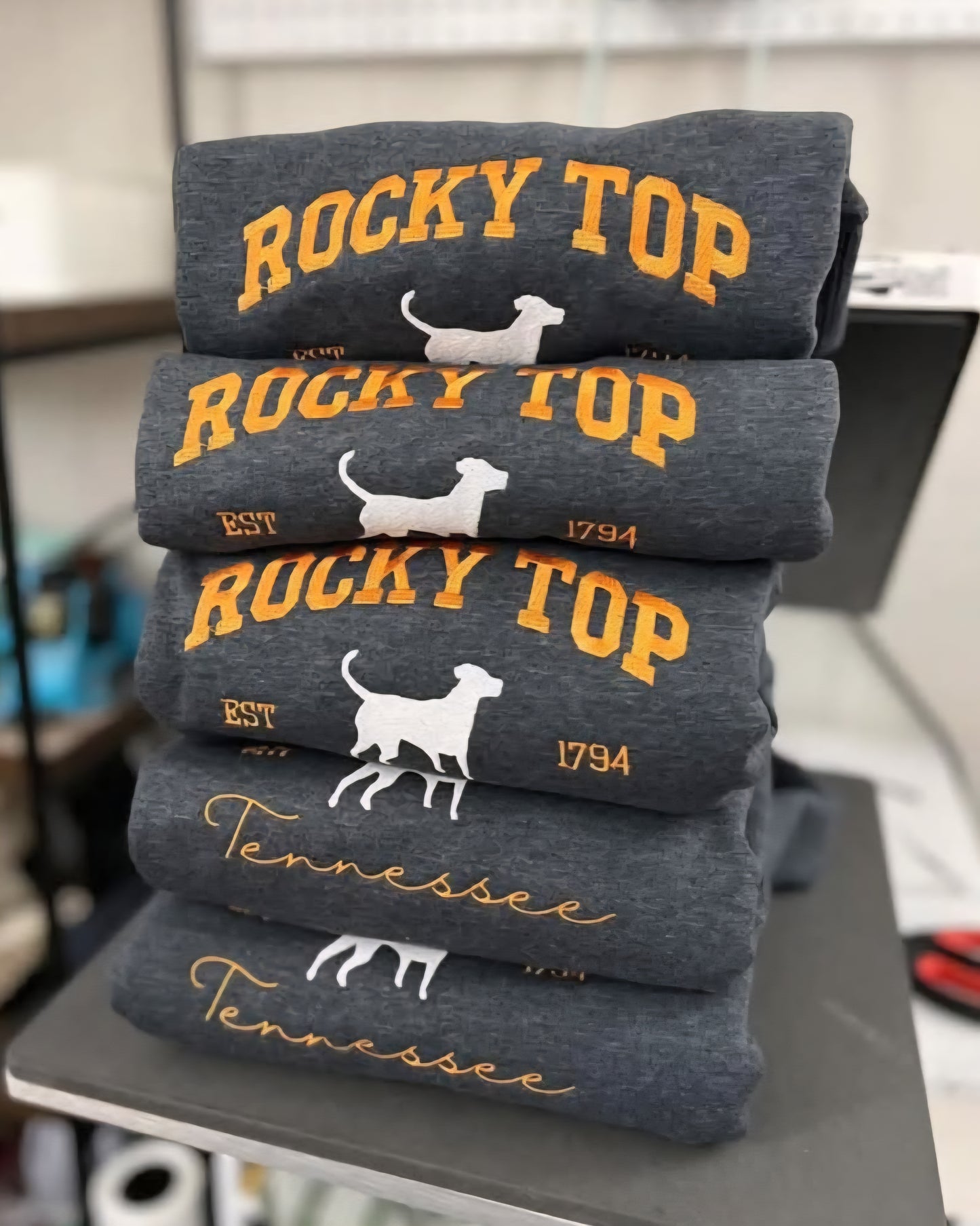 Embroidered Rocky Top Tennessee Crewneck