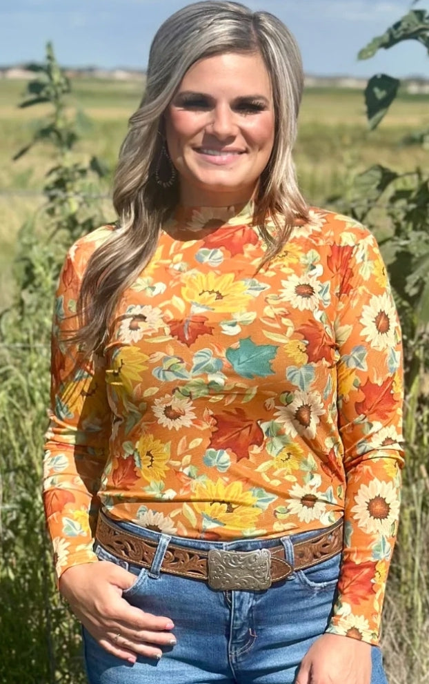 Blissfully Blessed Mesh Top
