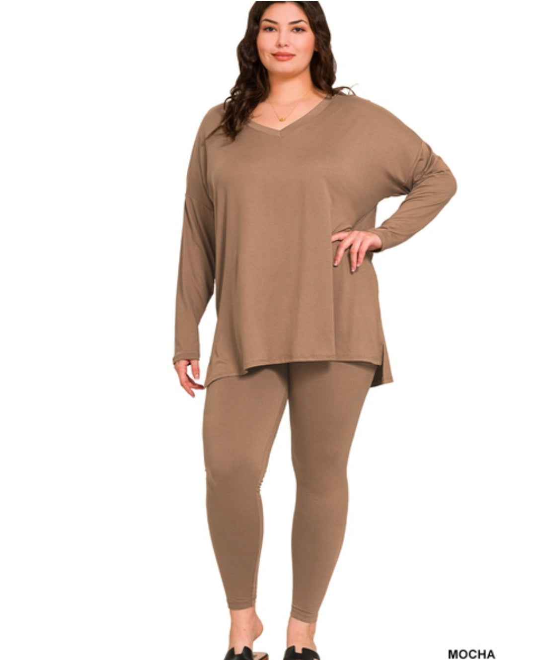 Brushed Microfiber Vneck Set(PREORDER)