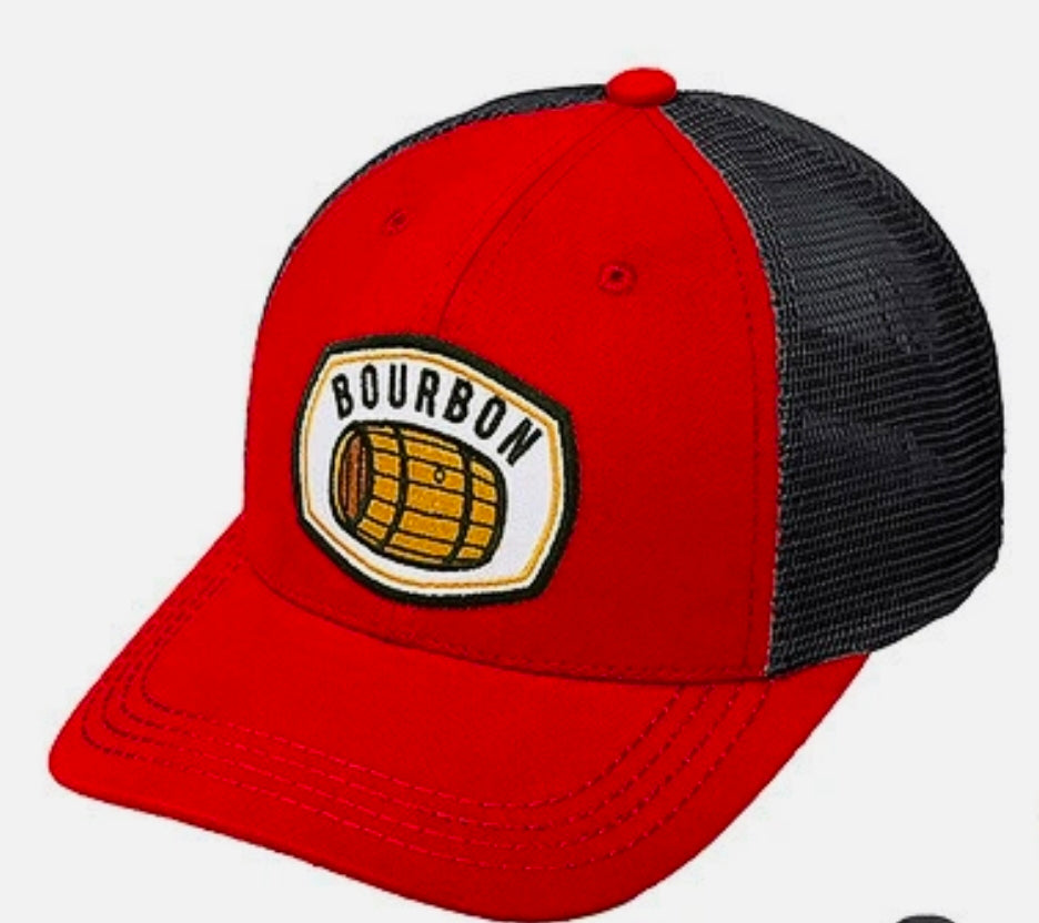 Unsiex Embroidered Bourbon Patch CC. Trucker Hat