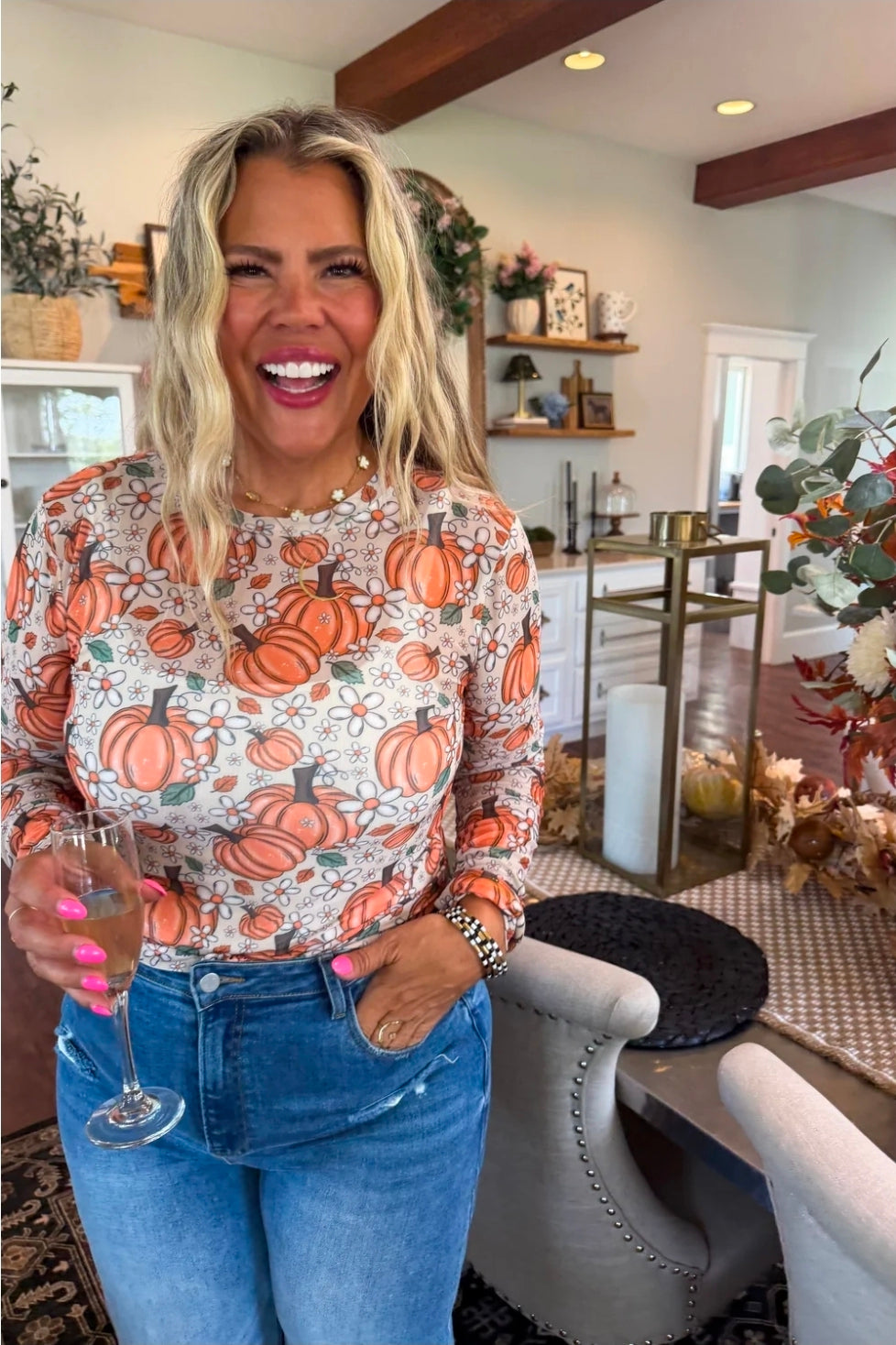 Harvest Bloom Mesh Top(PREORDER)!lETA Early October
