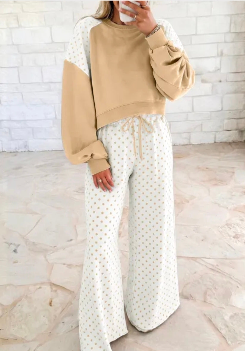 Tan Polka Dot Set(Preorder)