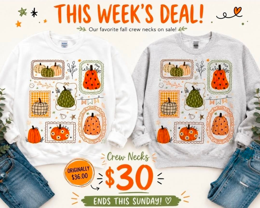 Fall Ghourd Collage Sweatshirt