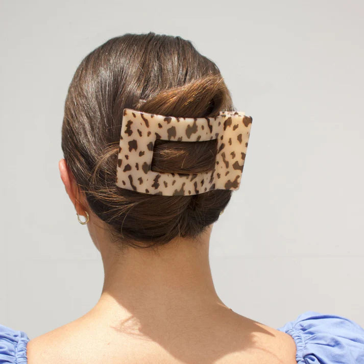 Teletie Flat Rectangle Hair Clips
