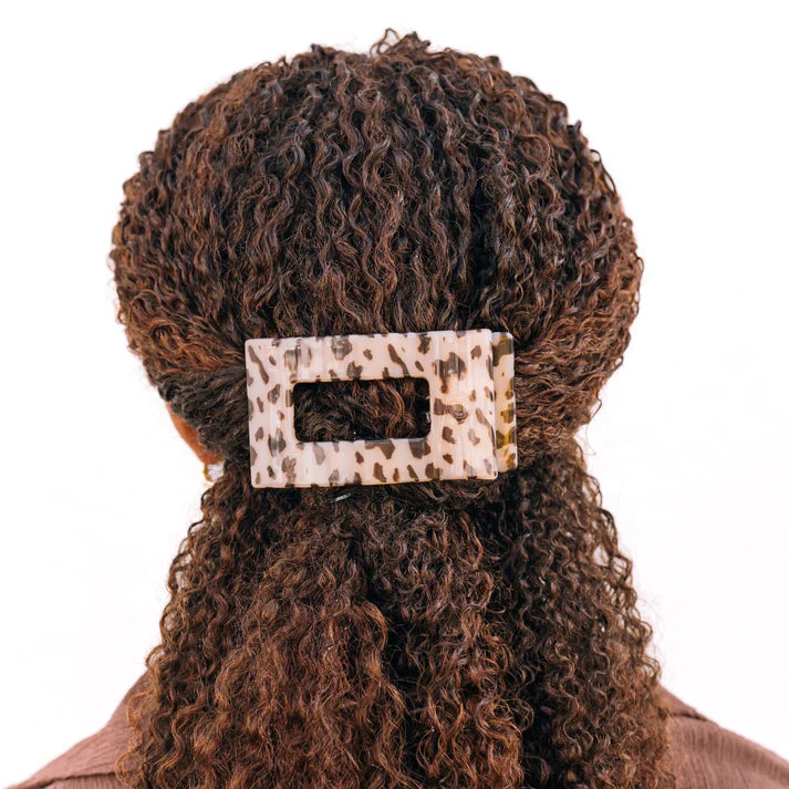 Teletie Flat Rectangle Hair Clips