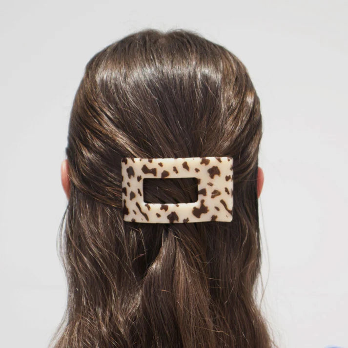 Teletie Flat Rectangle Hair Clips