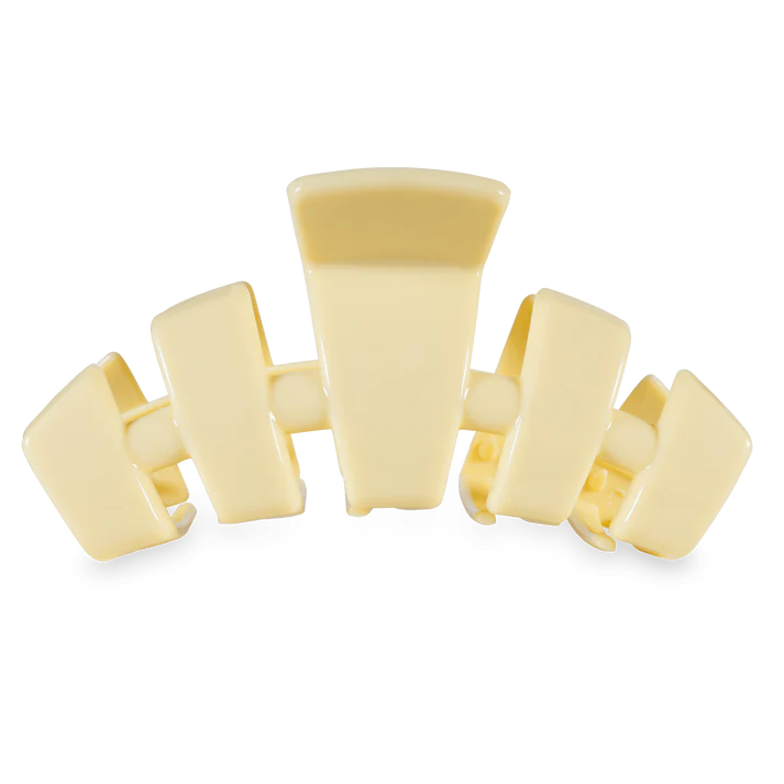 Teletie Classic Butter Yellow Hair Claw Clip