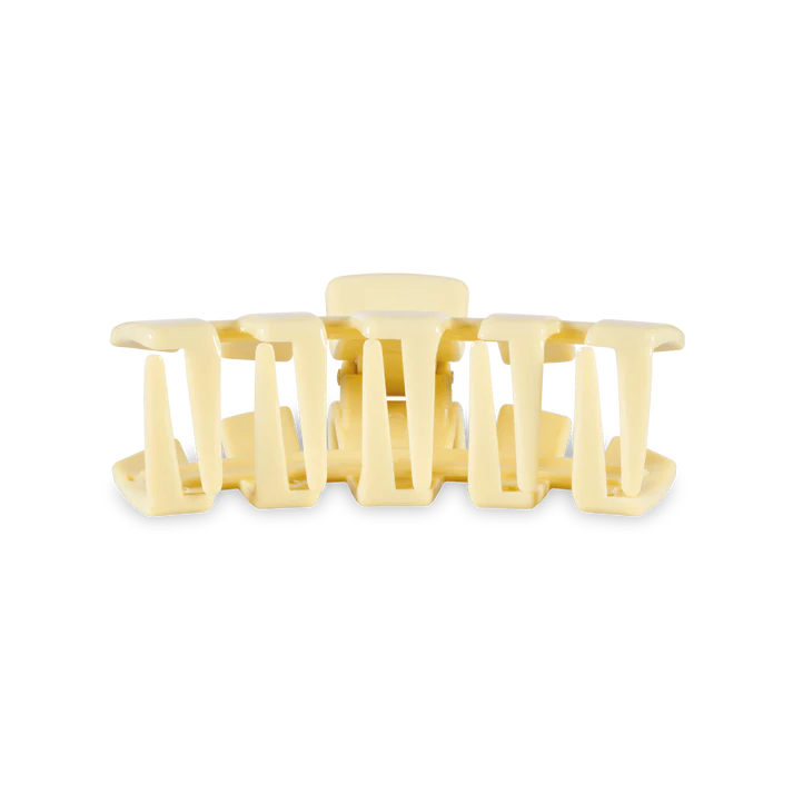 Teletie Classic Butter Yellow Hair Claw Clip