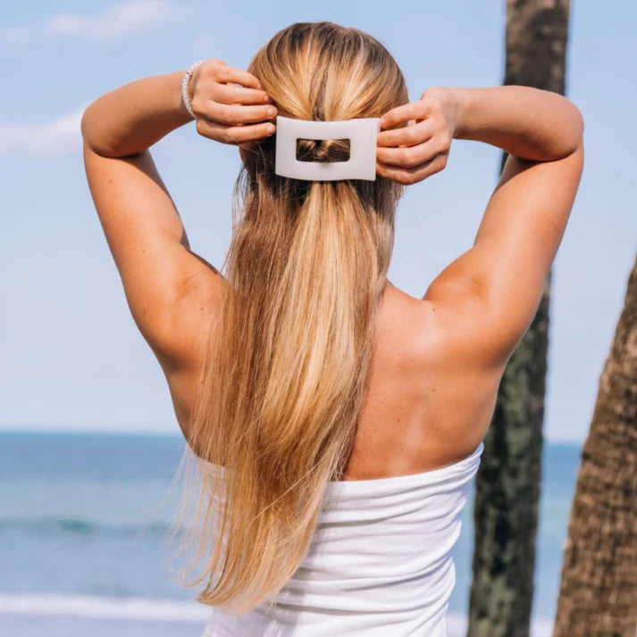 Teletie Flat Rectangle Hair Clips