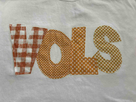 Vols Patchwork Embroidered Tee