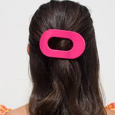 Teletie Flat Round Hair Clip