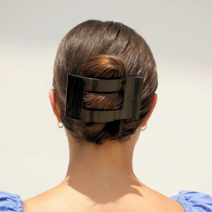 Teletie Flat Rectangle Hair Clips