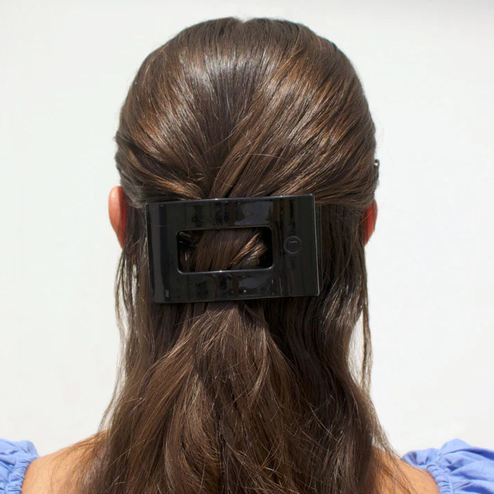 Teletie Flat Rectangle Hair Clips