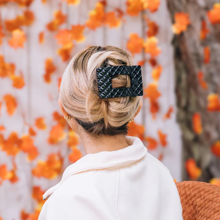 Teletie Flat Rectangle Hair Clips