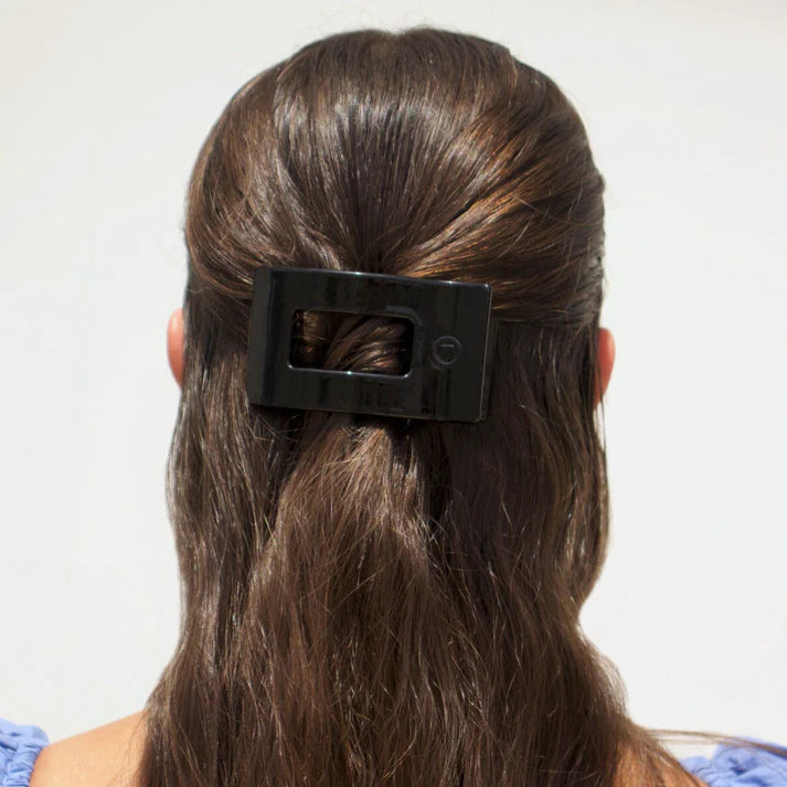 Teletie Flat Rectangle Hair Clips
