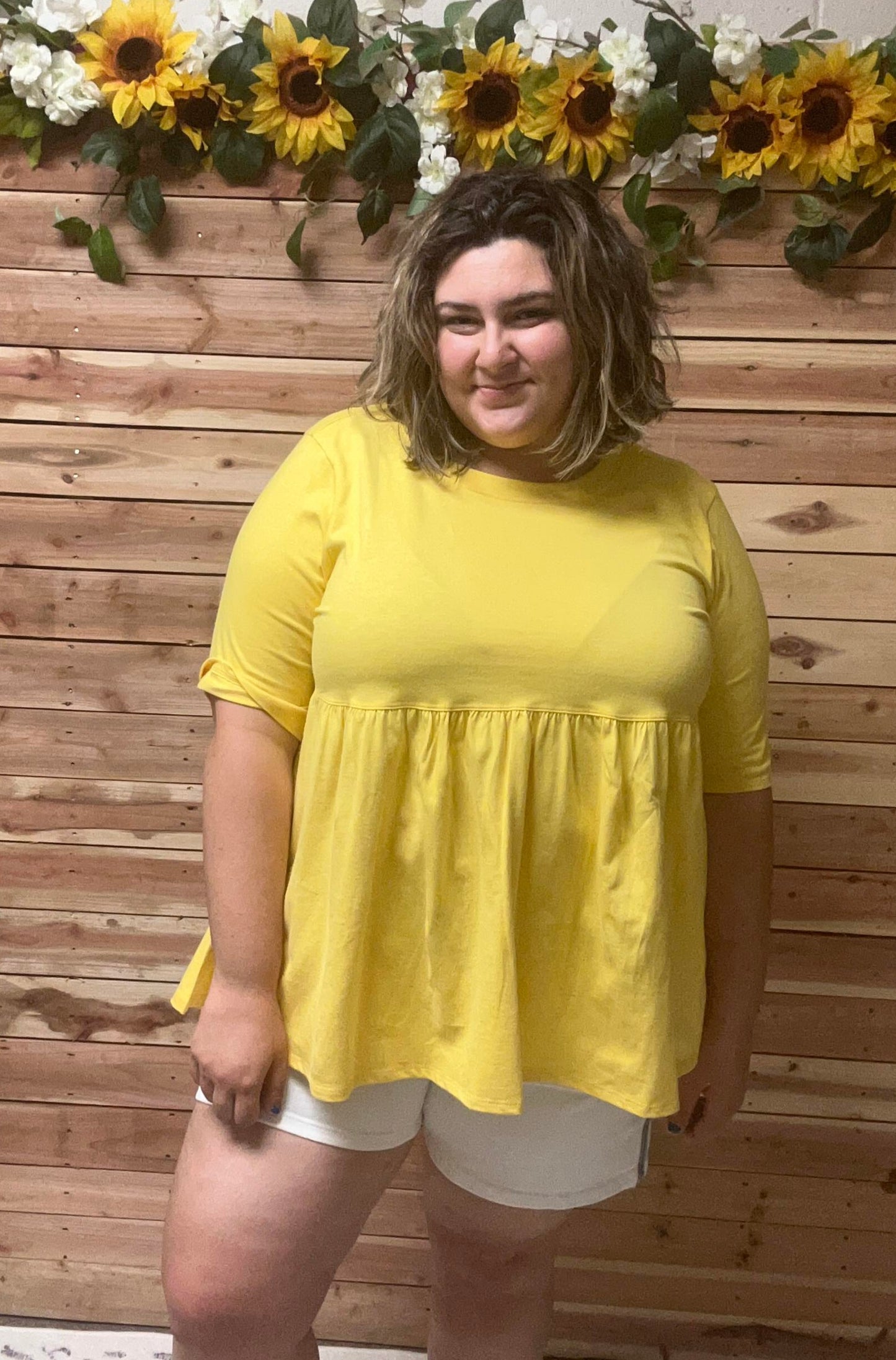 Half Sleeve Flowy Top