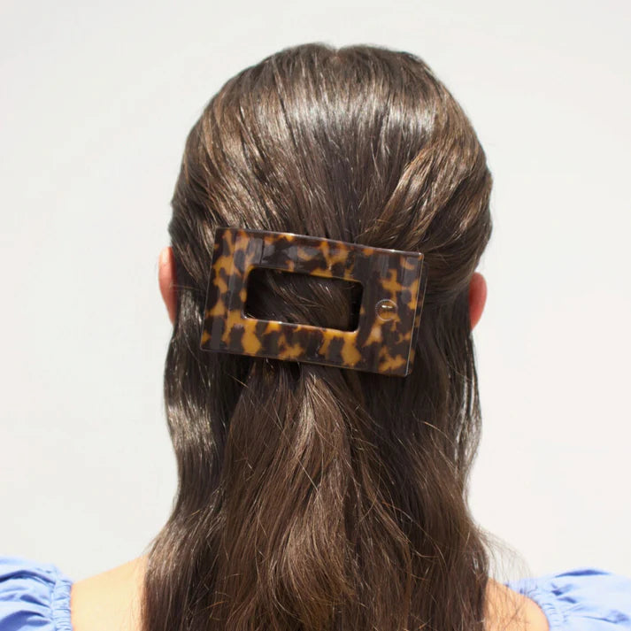 Teletie Flat Rectangle Hair Clips