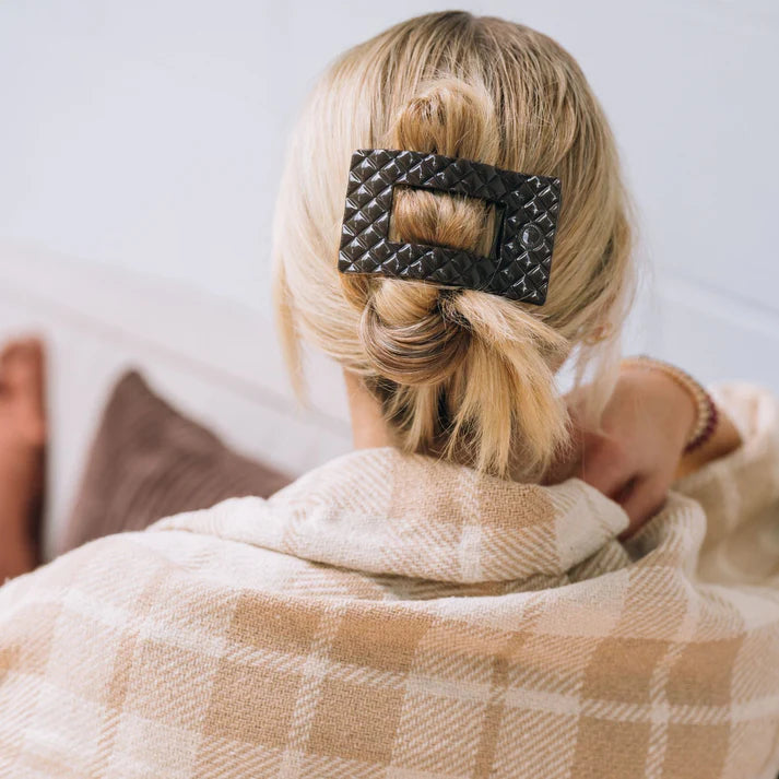 Teletie Flat Rectangle Hair Clips