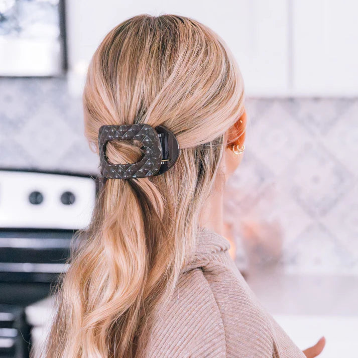 Teletie Flat Round Hair Clip