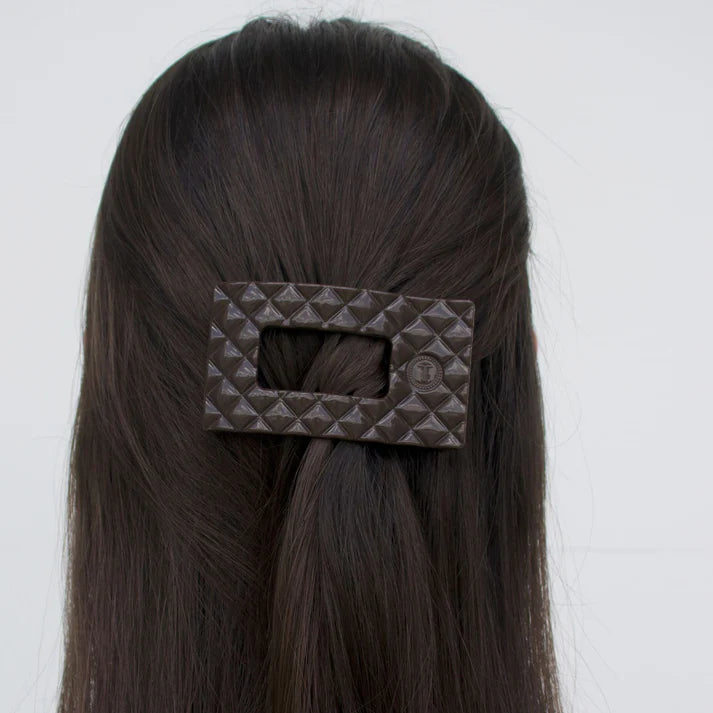 Teletie Flat Rectangle Hair Clips