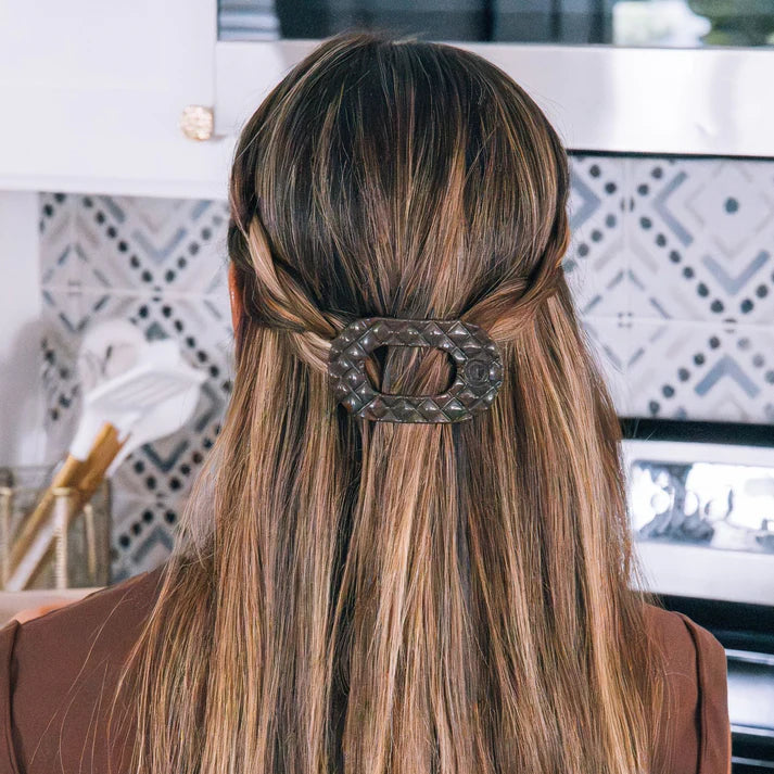 Teletie Flat Round Hair Clip