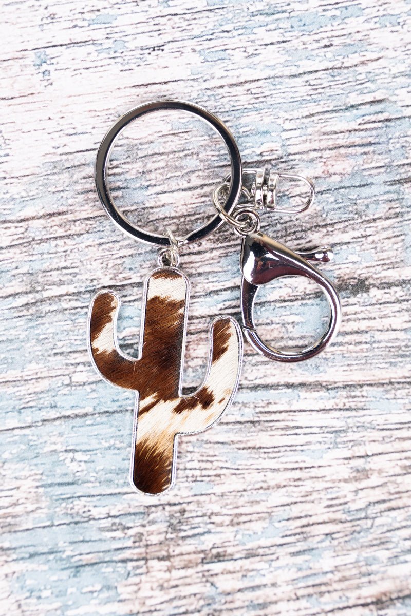 SPRING CITY CACTUS KEYCHAIN