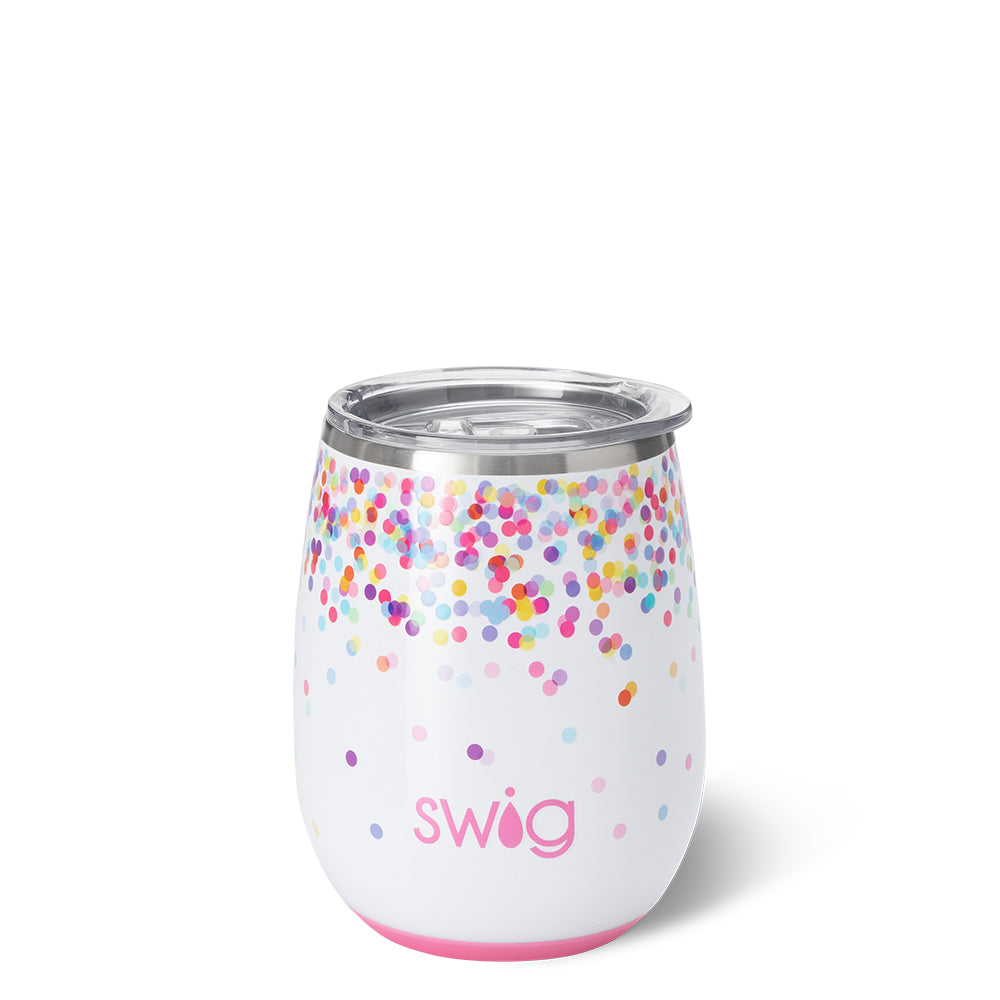 Confetti Stemless Wine Cup (14oz)