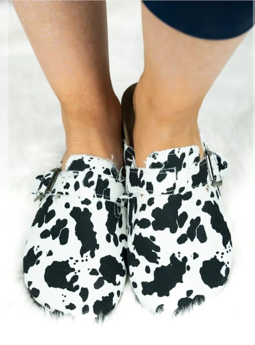 CANVAS Closed Toe Slide Sandal