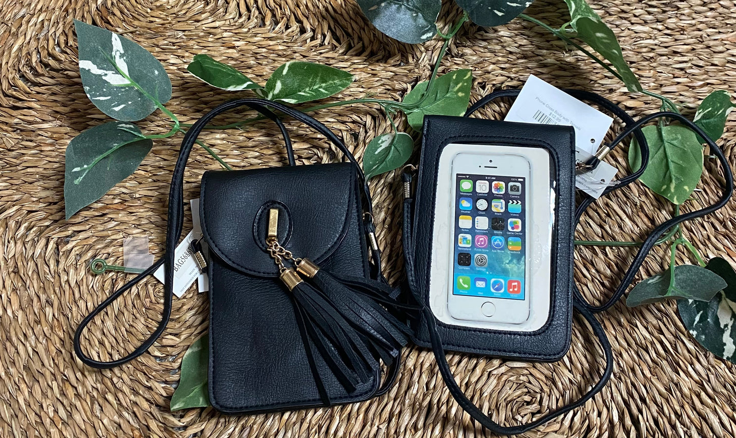 Phone Cross Body with Tassels