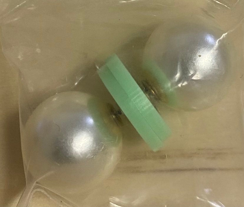 Large Pearl Back Earrings