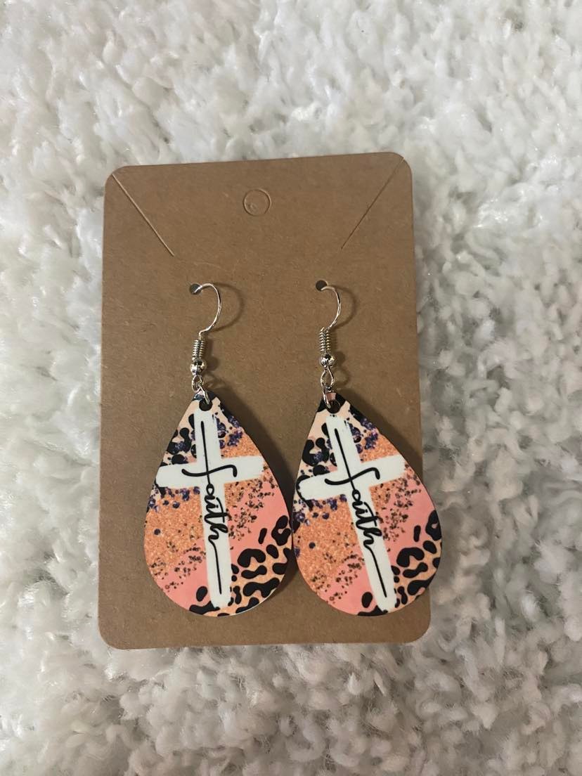 Double Sided Teardrop Earrings