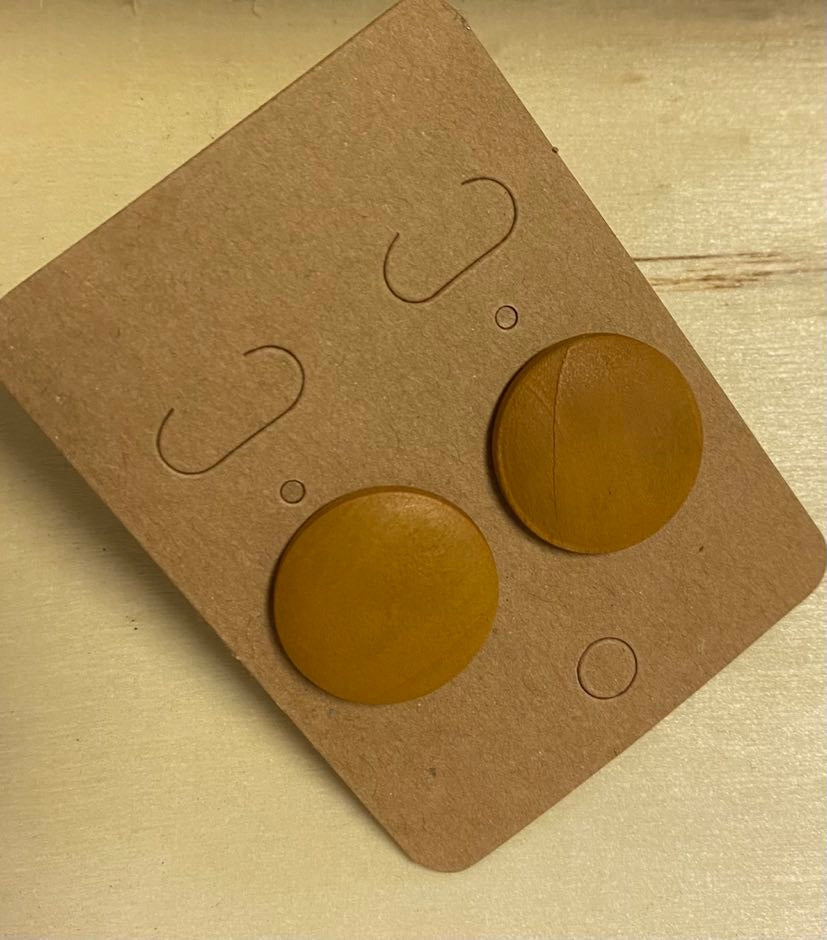 Customizable Wooden Earrings