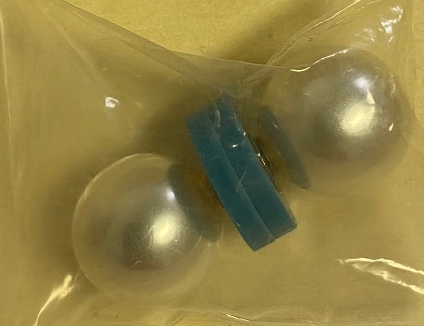 Large Pearl Back Earrings