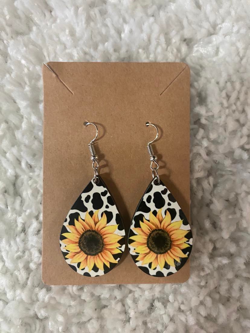 Double Sided Teardrop Earrings