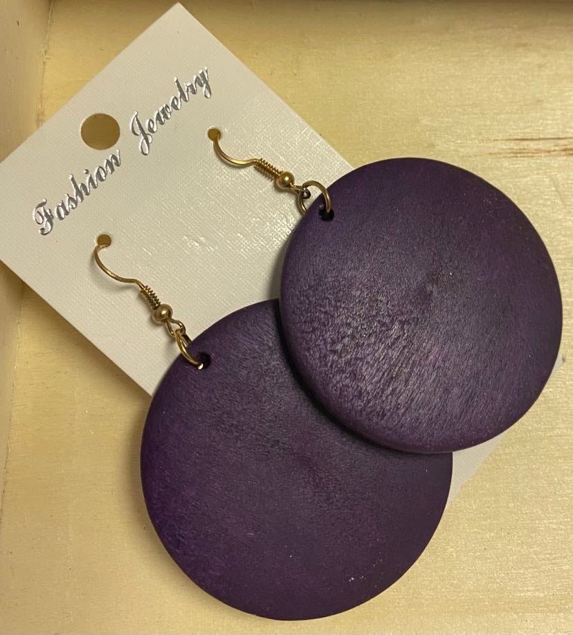 Customizable Wooden Earrings