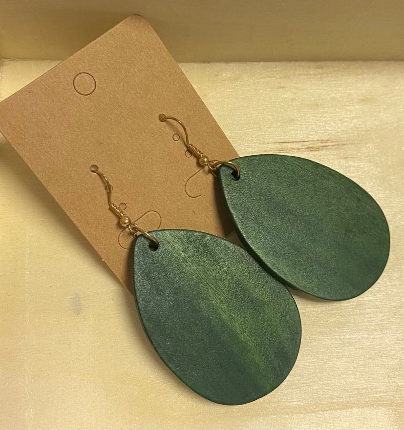 Customizable Wooden Earrings