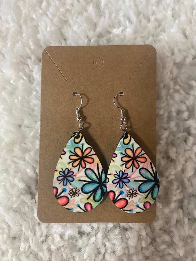Double Sided Teardrop Earrings