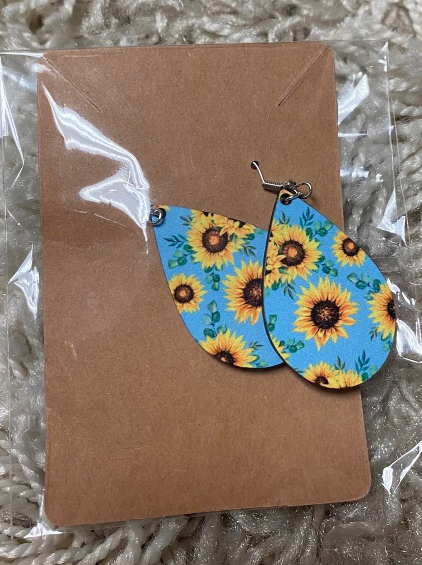 Double Sided Teardrop Earrings