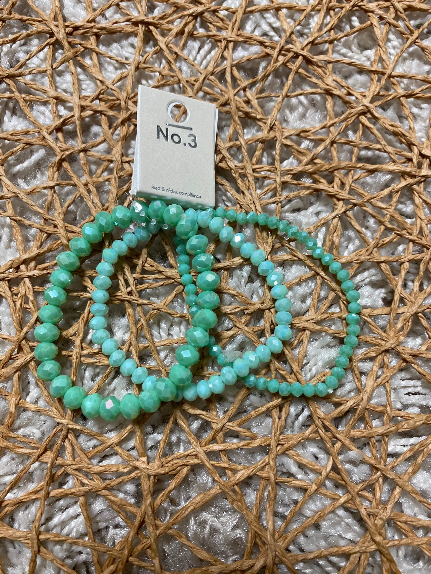 Trio Set of Beaded Bracelets