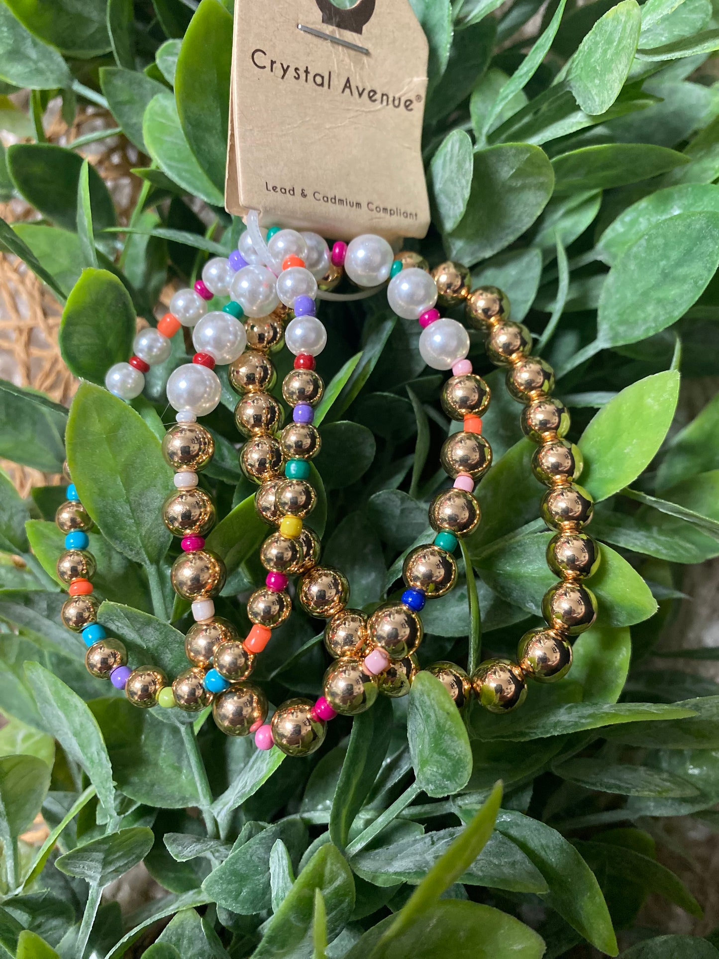 Trio Set of Beaded Bracelets