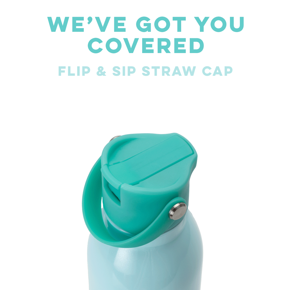 Cool Camo Flip + Sip Water Bottle (20oz)