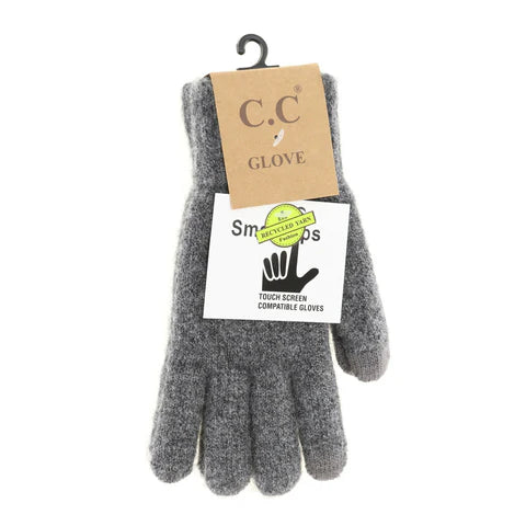 CC Beanie Soft Knit Gloves