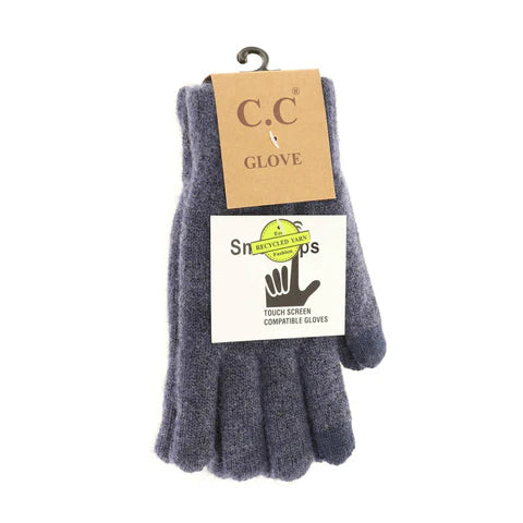 CC Beanie Soft Knit Gloves