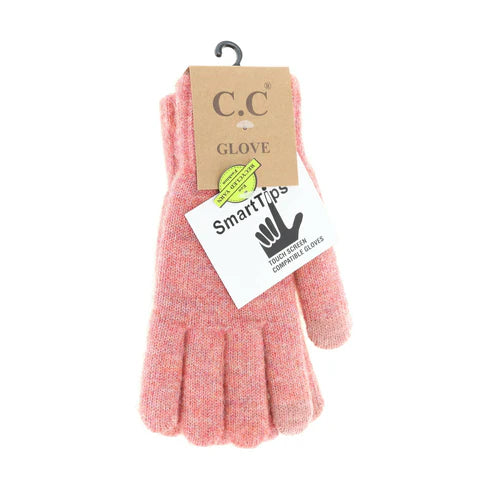 CC Beanie Soft Knit Gloves